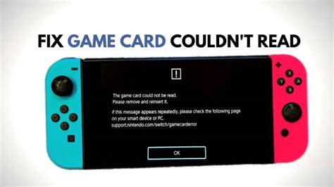 game card error switch